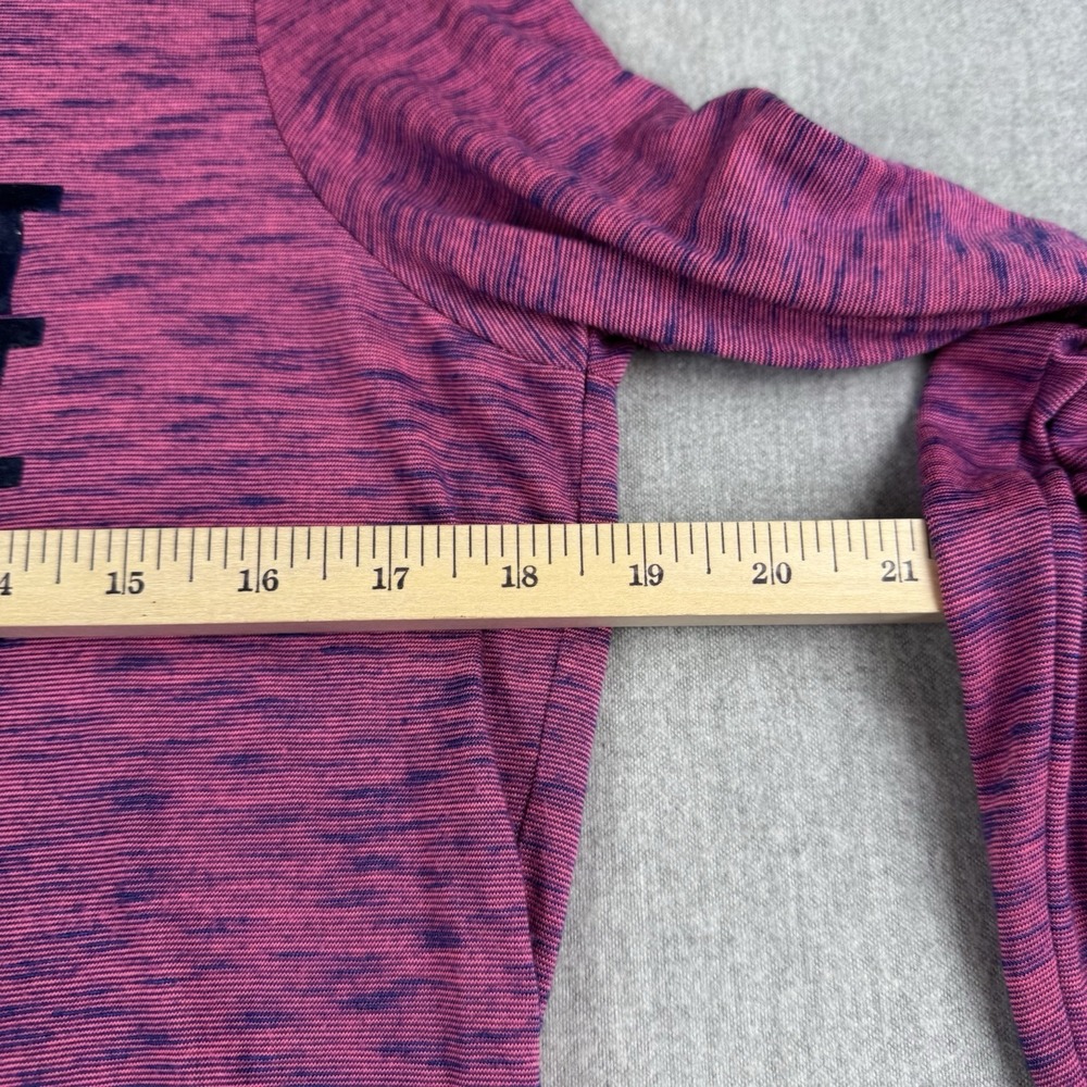 EVcR Active Women's Exercise‎ Top Raspberry Pink Open Back Large - Picture 4 of 8